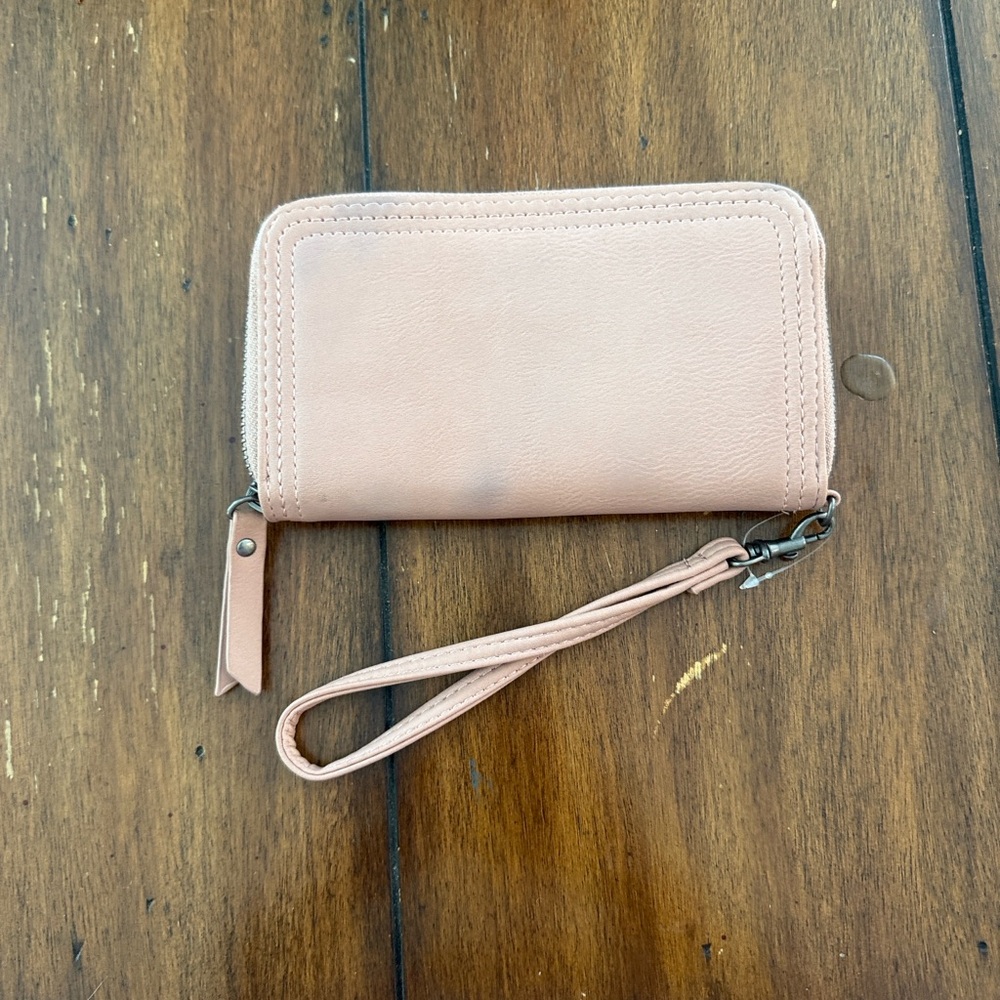 Universal Threads Pink Wallet with Strap